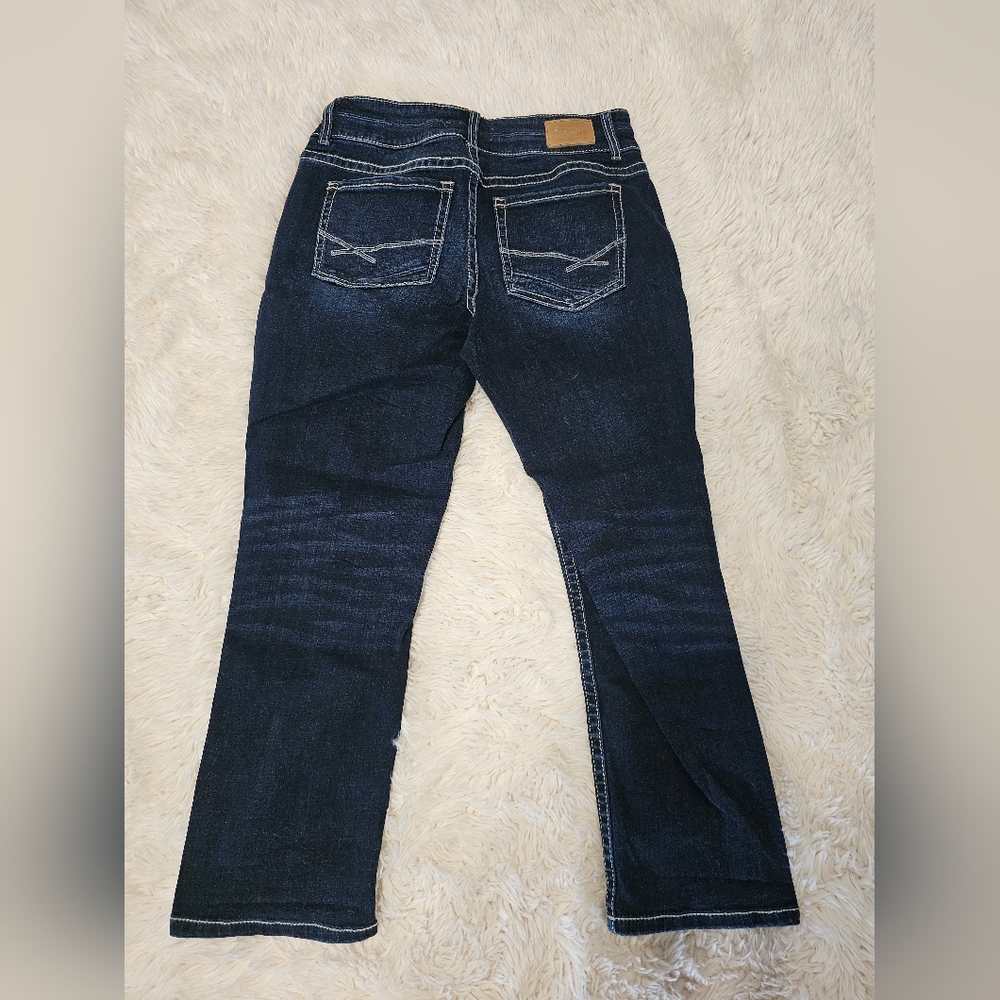 BKE Blue Straight Leg Jeans Classic Fit - Picture 2 of 4